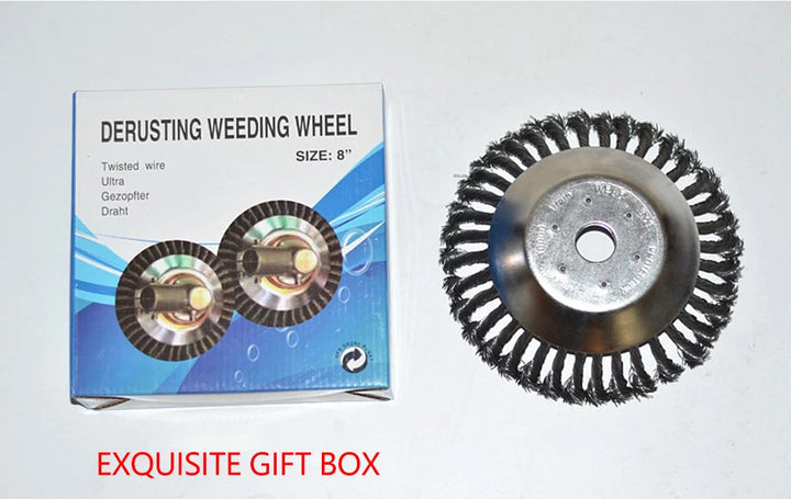 6/8/10 Inc Steel Grasss Trimmer Head Brushcutter Wire Debroussailleuse Weed Brush Blade for Garden Lawnmover Power Tool
