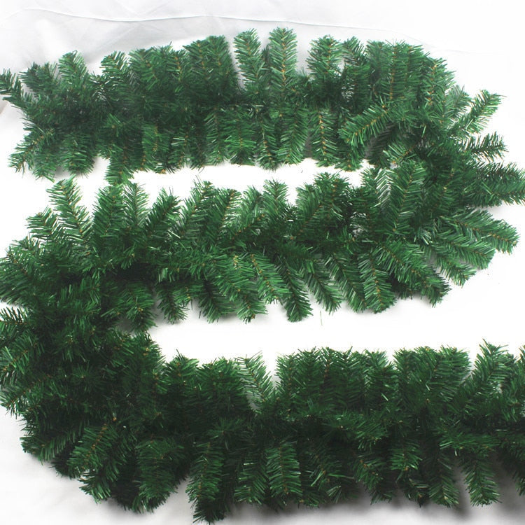 2.7M Luxury Christmas Decorations Garland Decoration Rattan with Lights