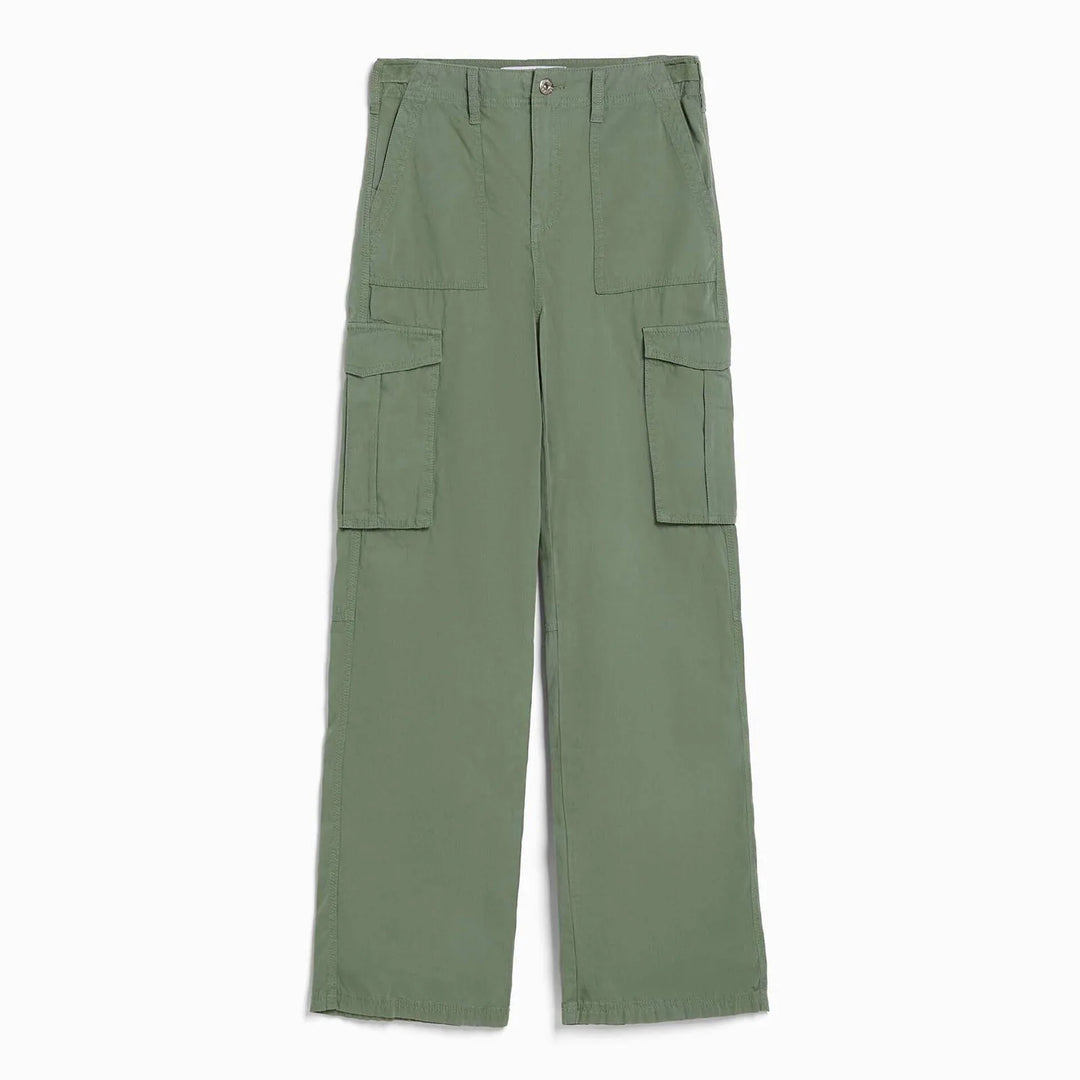 Women'S Adjustable Straight Fit Cargo Pants Adjustable Baggy With Pockets  Elastic Waist Casual Cargo Pants Relaxed Fit Pull On