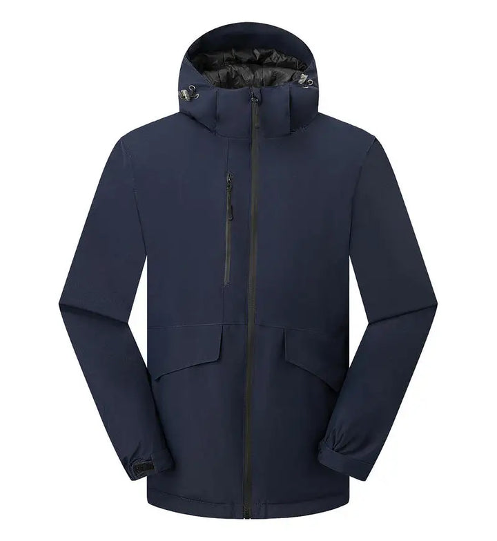 customized logo Spring Autumn Brand Men's Windproof Zipper Jacket Casual High Quality Hooded Baseball Jacket Outdoor C2366