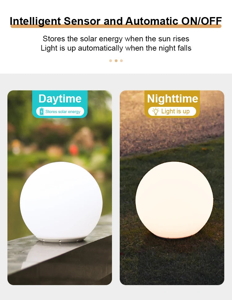 LED Pebble Stone Light Outdoor Camping Lawn Solar Colorful Landscape Light Villa Garden Floor Lamp