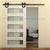 Dimon Customized America Style Black Color Carbon Steel Sliding Wooden Door Hardware DM-SDU 7203