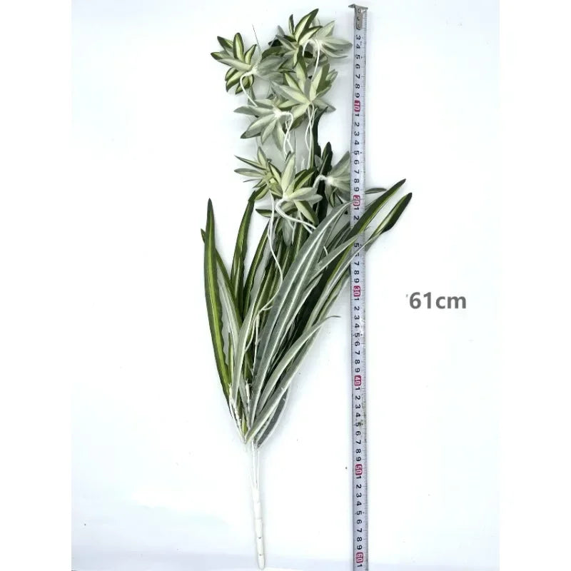 Simulation 5-pronged Phnom Penh Spider Plant Wedding Scene Layout Plant Wall Accessories Bunch Fake Flowers Home Decoration