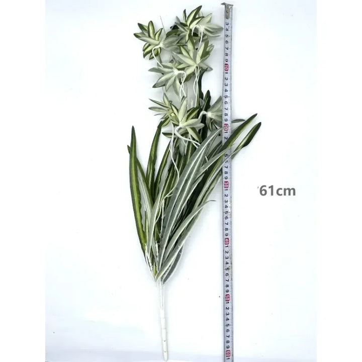 Simulation 5-pronged Phnom Penh Spider Plant Wedding Scene Layout Plant Wall Accessories Bunch Fake Flowers Home Decoration