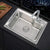 Thickened Sink 304 Stainless Steel Sink  Kitchen Sink Single Sink Basin Sink Single  Large Single Slot Set Wy5