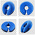 Soft Elizabethan Dog Cone Collar Inflatable Pet Recovery E-Collar for Small to Large Dogs And Cats Ideal for Surgery Recovery