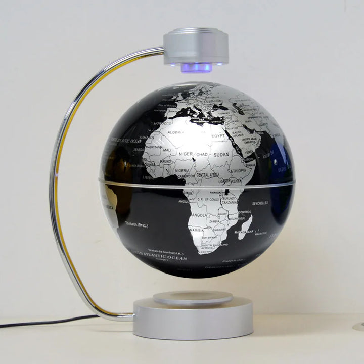 High-tech 8 Inch Magnetic Levitation Globe With LED Light Electronic Floating Globe