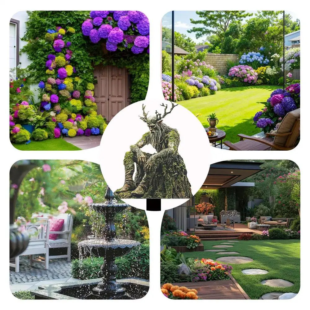 Tree Elfs Garden Stake Fairy Garden Stake Decoration Acrylic Yard Sign 2D Flat Spring Lawn Signs Garden Yard Lawn Decoration