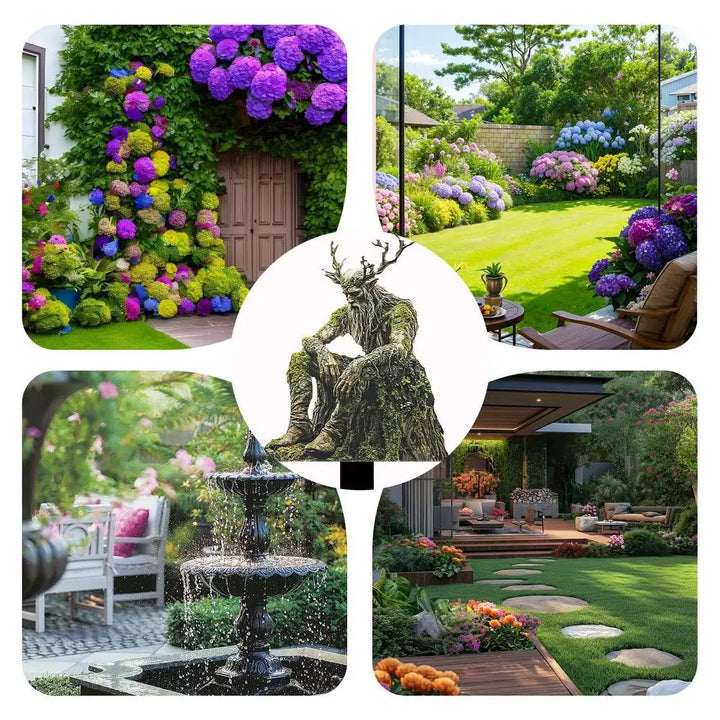 Tree Elfs Garden Stake Fairy Garden Stake Decoration Acrylic Yard Sign 2D Flat Spring Lawn Signs Garden Yard Lawn Decoration
