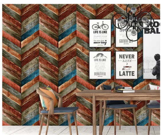 Wood Vinyl Wallpaper Roll Wood Grain Self Adhesive Wallpaper Kitchen Wardrobe Cabinet Furniture Contact Paper Renovation Door