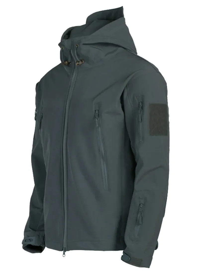 Waterproof Jacket Men's /Women's jacket Outdoor Soft Shell Fleece Windproof Waterproof Breathable Thermal Hooded