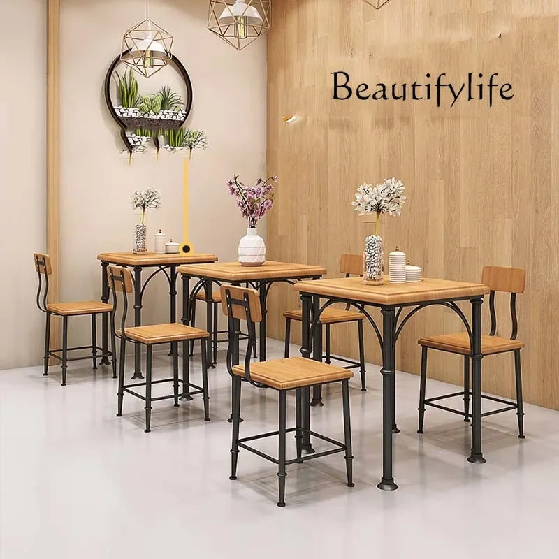 JB Light Luxury Dining Table Kitchen Unique Wooden Space Saving Modern Tables Conference Side Small Mesas De Comedor Furniture