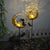 Led Solar Lights Outdoor Waterproof Moon Fairy Lawn Garden Solar Lamps for Pathway Landscape Courtyard  Stakes