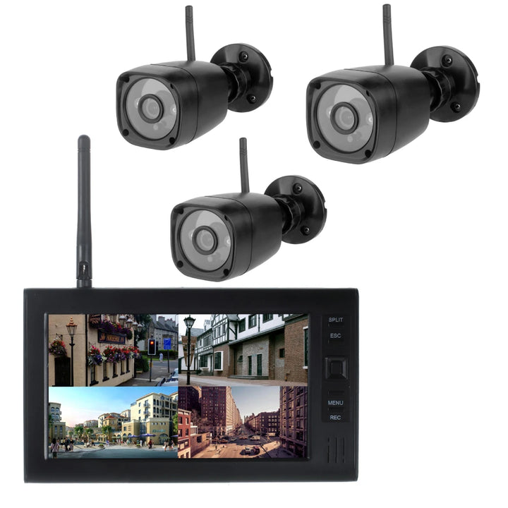 Multi Apartment Video Door Phone System, Video Intercom Doorbell System, IR Camera  2 ~ 3 Apartments, 7"