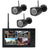 Multi Apartment Video Door Phone System, Video Intercom Doorbell System, IR Camera  2 ~ 3 Apartments, 7"