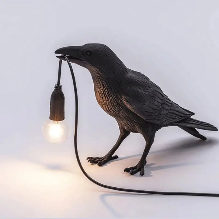 Modern Table Light,E12 Wall Lamp Resin Bird Light for Home Decoration Living Room Foyer Study Bedroom Nightstand Lights