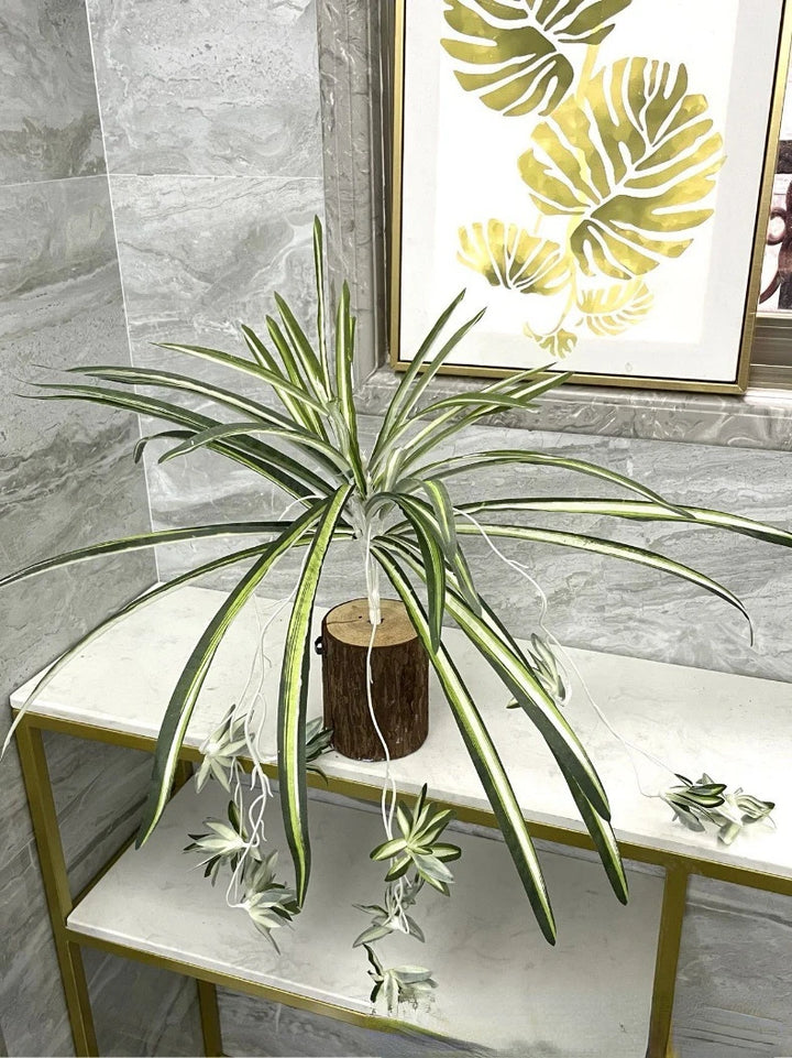 Simulation 5-pronged Phnom Penh Spider Plant Wedding Scene Layout Plant Wall Accessories Bunch Fake Flowers Home Decoration
