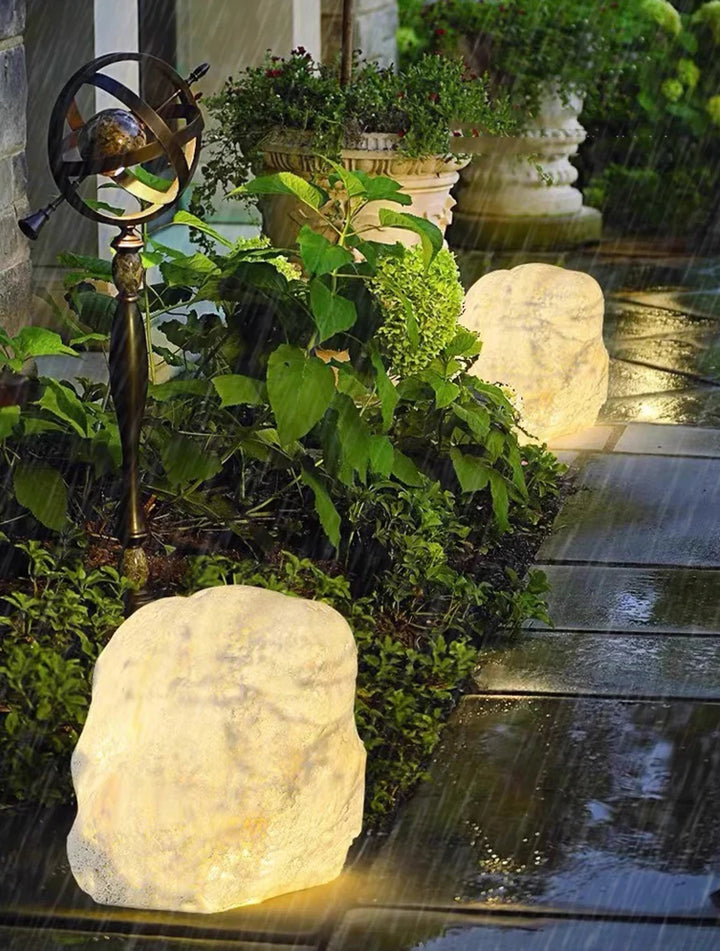 Luminous Stone Lamp Lawn Solar LED Outdoor Lighting Non Solar Lamp Outdoor Garden Decoration Outdoor Garden Light
