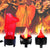 Led Fake Flame Lamp Mini 3D Flickering Fire Flame Light Electronic Night Light EU/US/UK/AU Plug  Indoor Decoration for Halloween