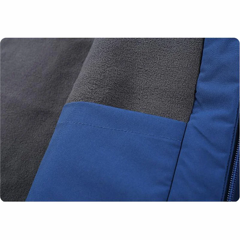 Winter Jacket Custom Logo Thick Velvet Warm Coat Men Women Windproof Hooded Outdoor Casual Mountaineering Overcoat ELIKE