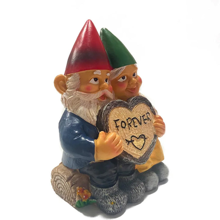 1 piece of Christmas decoration, home garden decoration, dwarf figurine, resin crafts, white bearded old man, Christmas gift