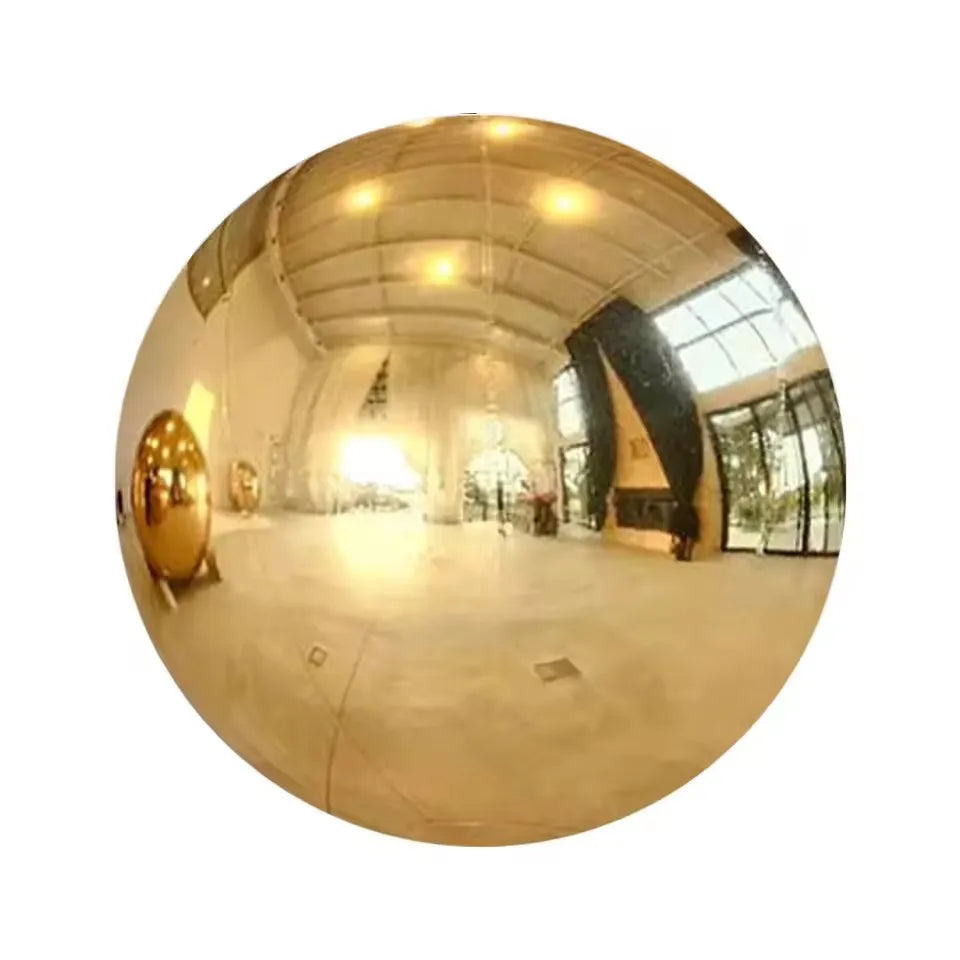 Giant event decoration PVC ball mirror balloon, inflatable reflective ball, shiny inflatable mirror ball