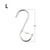 5/10Pcs S-Shape Hook Stainless Steel Clothes Bags Towels Plants Hanging Rack Multi-function Kitchen Bedroom Railing Hanger Hook