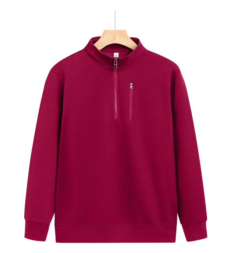 customized LOGO New Men's Sweatshirt Arm Zipper Men's Pocket Zipper Long Sleeve Casual Sports Shirt LS-GT2519