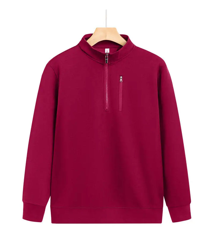 customized LOGO New Men's Sweatshirt Arm Zipper Men's Pocket Zipper Long Sleeve Casual Sports Shirt LS-GT2519