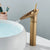 Antique Brass Basin Faucet Waterfall Bathroom Faucet Single Handle Basin Mixer Tap Deck Mounted One Hole Bronze Black Tap