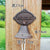 Nordic Rural Retro Welcome Double-sided Listing Doorbell Welcome Cast Iron Wrought Iron Doorbell Hand Bell