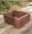 40x40x15cm Honeycomb Design Copper Single Bowl Drop-In Bar Sink Kitchen Sink