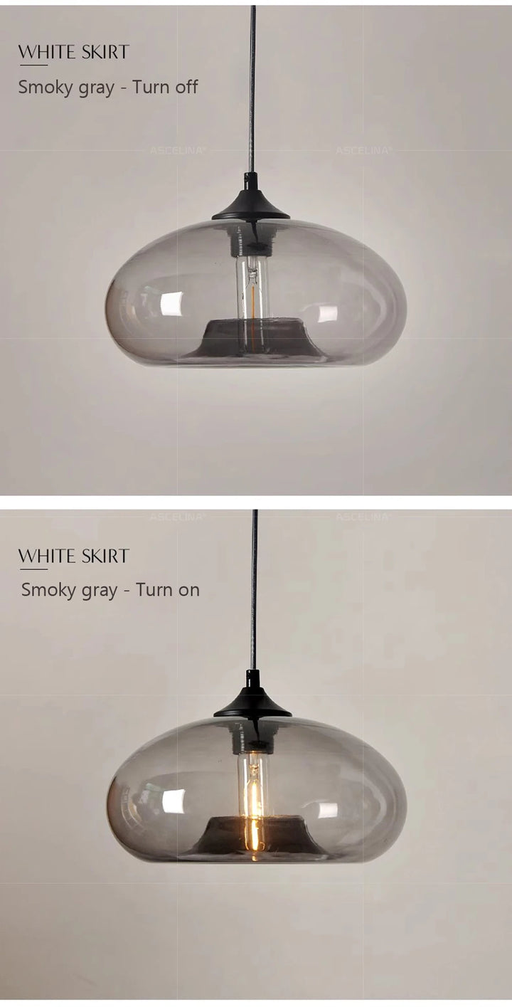 Modern Glass Colorful Pendant Lights Indoor Pendant Lamps