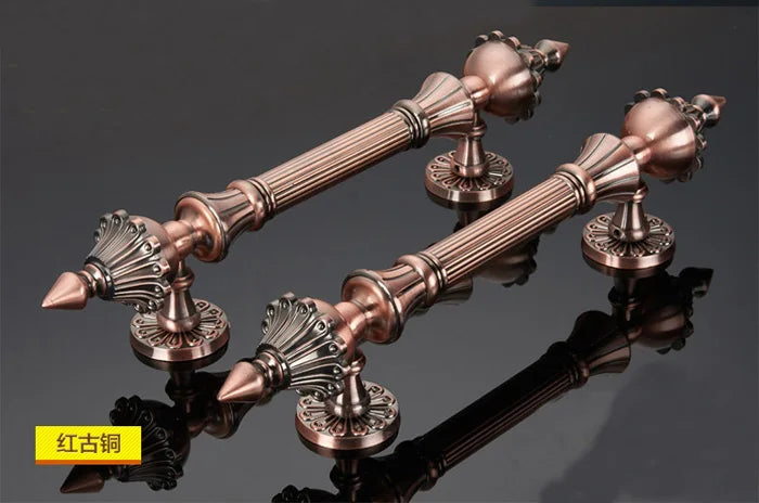 1pcs High Quality European Villa Hotel Entrance Gate Door Handle Glass KTV/hotel Wood Door Handles  Furniture Hardware .