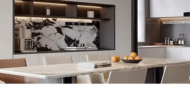 Modern Chandelier Pendant Light 8-Lights Gold & White Glass Pendant Lighting Globe Dining Light Fixture for Living Room Kitchen
