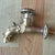 Vidric Outdoor Decorativ Garden Faucet Animal Shape Bibcock Green/Antique Brass Tap Washing Mop/Garden Watering Animal Faucet