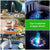 Waterproof Solar Fountain Pump Energy-saving Plants Watering Colorful Bird Bath Solar Fountain Outdoor Garden Pool