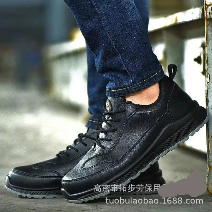 Insulated Safety Work Shoes Electrician Anti-impact Wear-resistant Injection Moulded Sole Breathable Protective Labor Protection