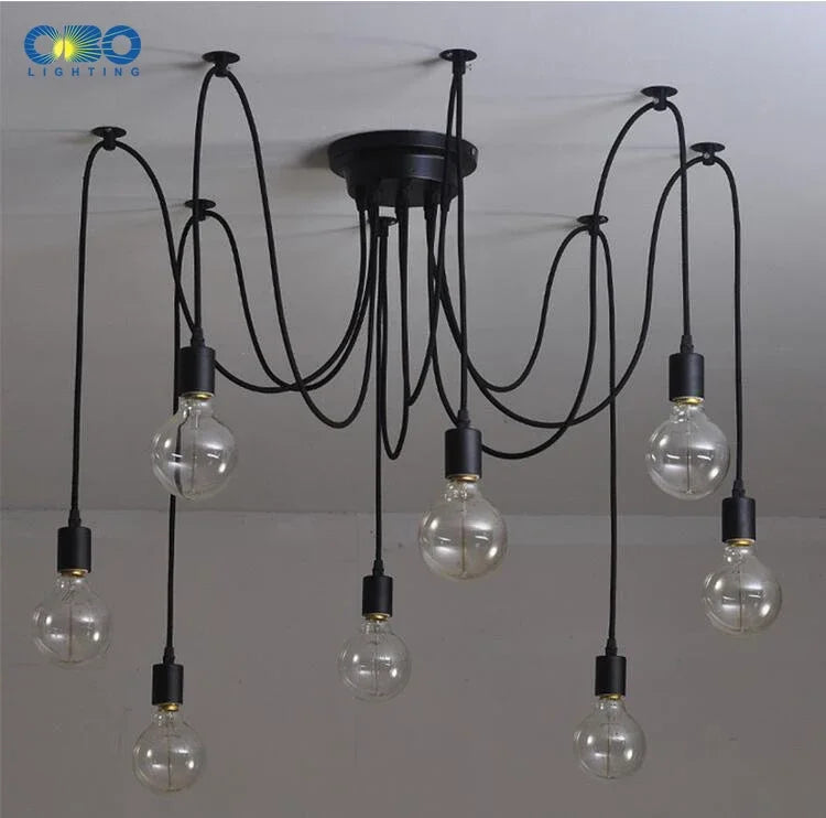 LOFT Office Retro Industrial Wind Chandelier Clothing Store Creative 6 First Sky Girl Scatter Chandelier