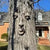 Outdoor Tree Face Statues Old Man Tree Hugger Bark Ghost Face  Funny Yard Art Tree Decor Outdoor Garden