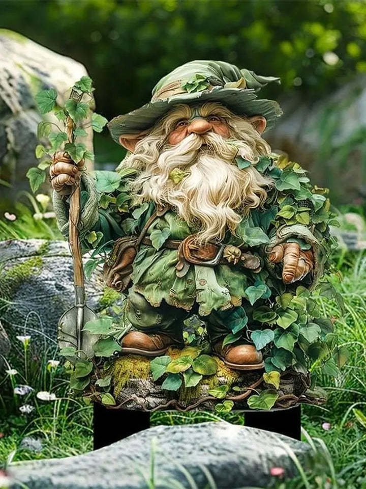 Tree Elfs Garden Stake Fairy Garden Stake Decoration Acrylic Yard Sign 2D Flat Spring Lawn Signs Garden Yard Lawn Decoration