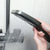 KEMAIDI Piano Key Shower Faucet Set Grey Shower System 4 Function Bathroom Rain Shower Combo Set Brass Bathtub Faucets Mixer