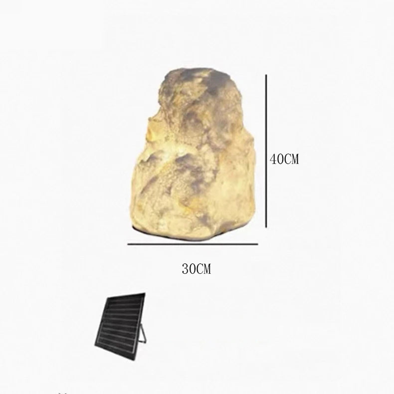 Luminous Stone Lamp Lawn Solar LED Outdoor Lighting Non Solar Lamp Outdoor Garden Decoration Outdoor Garden Light