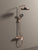 Rose Gold Shower Faucet Bathroom Hot Cold Mixer Bath Shower System Bathtub Wall Mount Round SPA Rainfall Luxury Set
