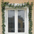 Handcrafted 74.8" Pine Christmas Garland with LED String Lights - Perfect for Indoor & Outdoor Holiday Decor, Christmas Decor
