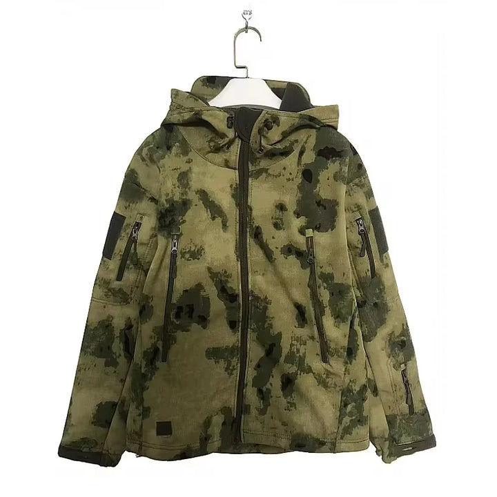 Shark Skin Soft Shell Jackets Men  Windproof Waterproof Jacket Hooded Bomber Coats