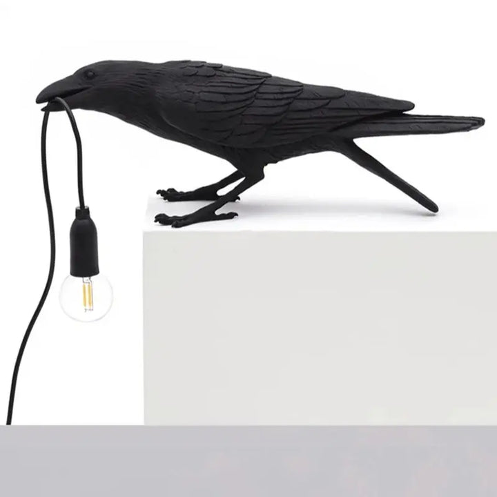 Modern Table Light,E12 Wall Lamp Resin Bird Light for Home Decoration Living Room Foyer Study Bedroom Nightstand Lights