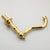 YANKSMART Bathroom Bathtub Retro Spout Golden Polished 3 Pieces Basin Sink Brass Faucets Deck Mounted Cold & Hot Water Mixer Tap