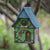 Outdoor Birdhouse Resin Garden Decoration Hanging Cabin Suitable for Small Birds Birdhouse