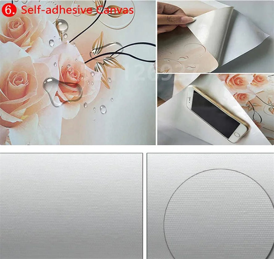 3D Custom Mural Wallpaper - Window Sea View with Red Flowers Stone Path Small Island Garden Lake Background wall for Home Decor